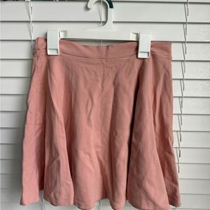 Charlotte Russe Dusty Rose Skater Skirt